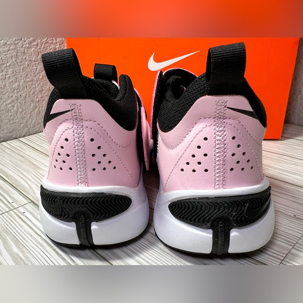 Nike team hustle d 11 big‎ kids basketball shoes sneakers pink 5.5Y DV8996 600 - Picture 3 of 10